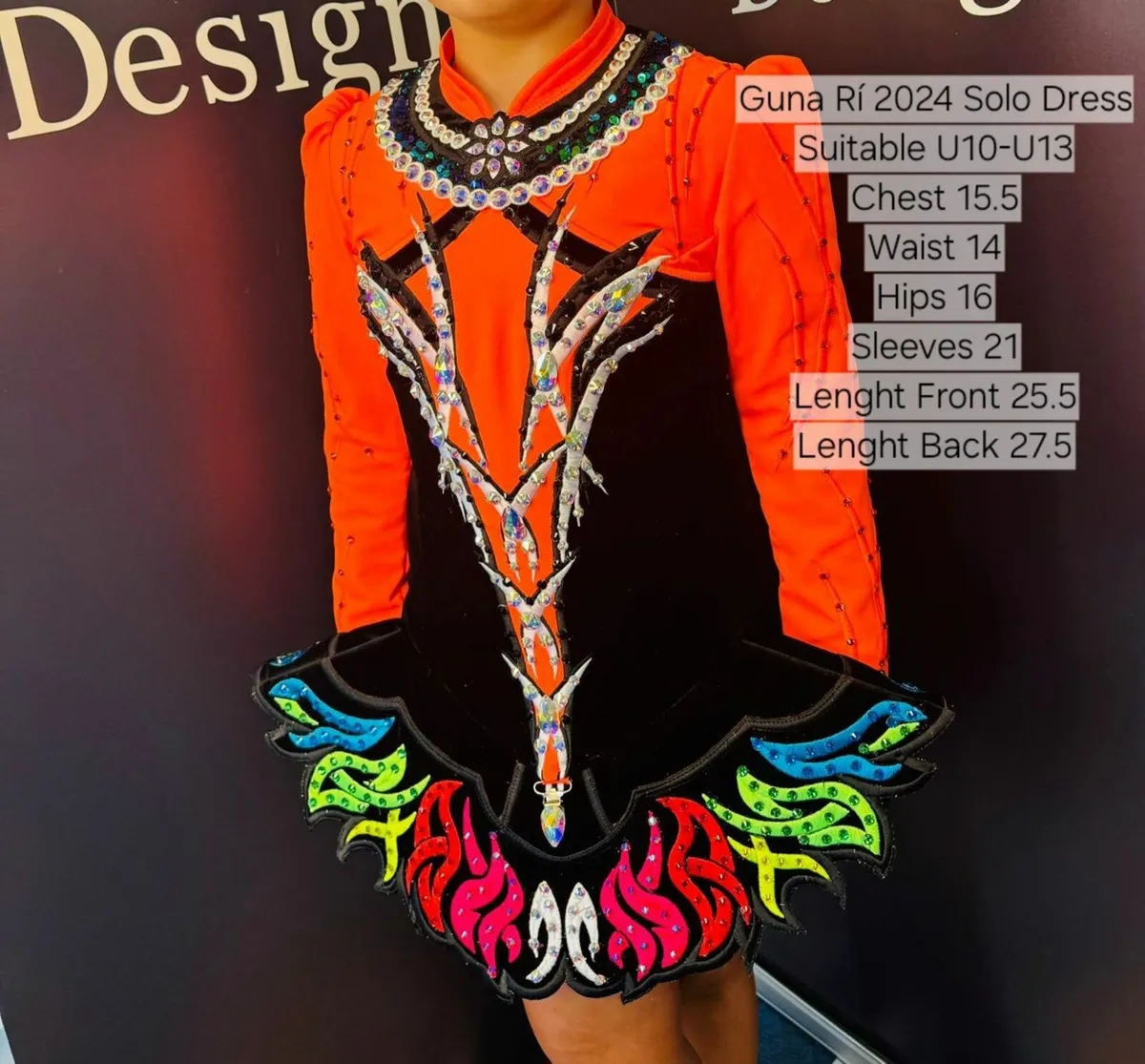 Irish Dancing Solo Dress - Image 1