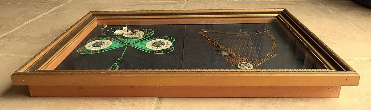 Vintage Shamrock & Harp Artwork by J. Ammon 1984 - Image 4