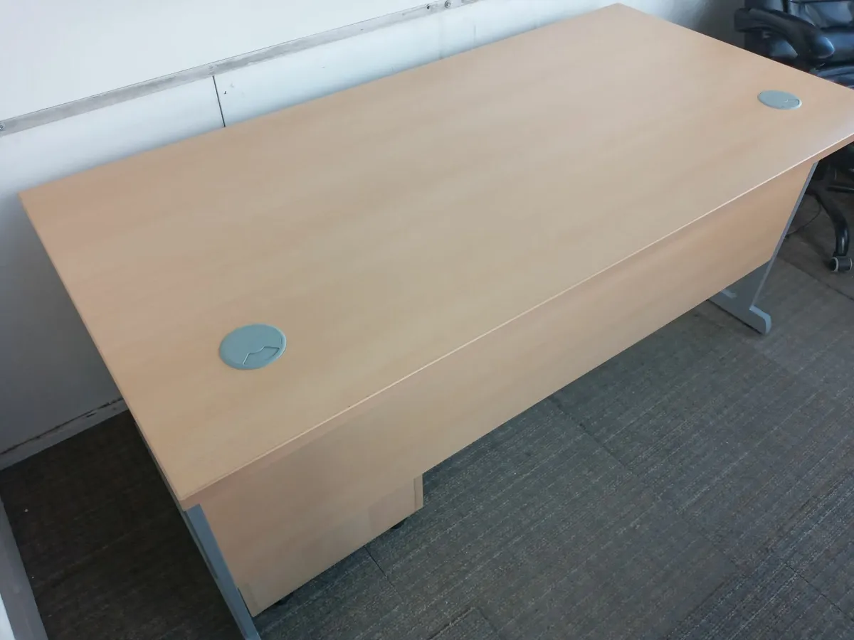 Delivery - Office Desk with Pedestal of Drawers - Image 2