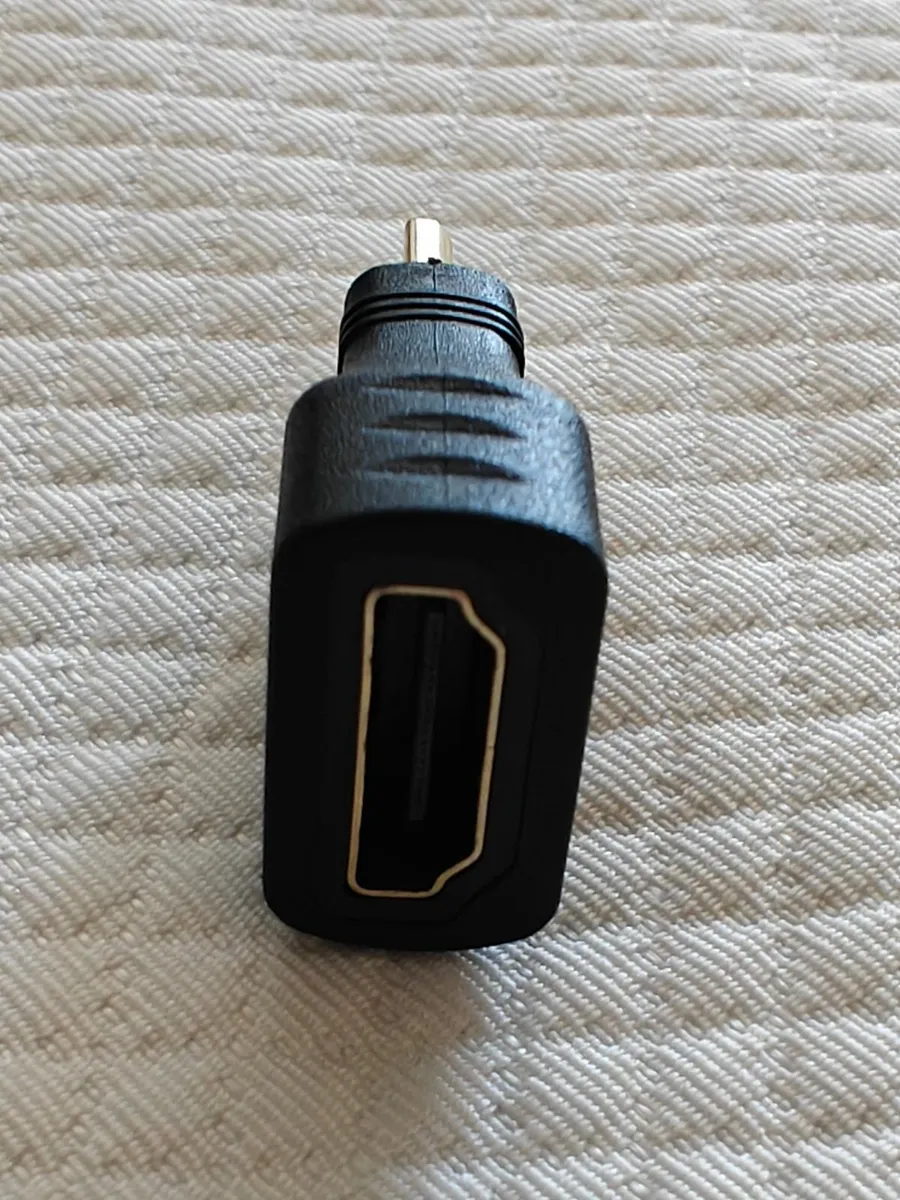 MINI HDMI A TO HDMI F ADAPTER - Image 1
