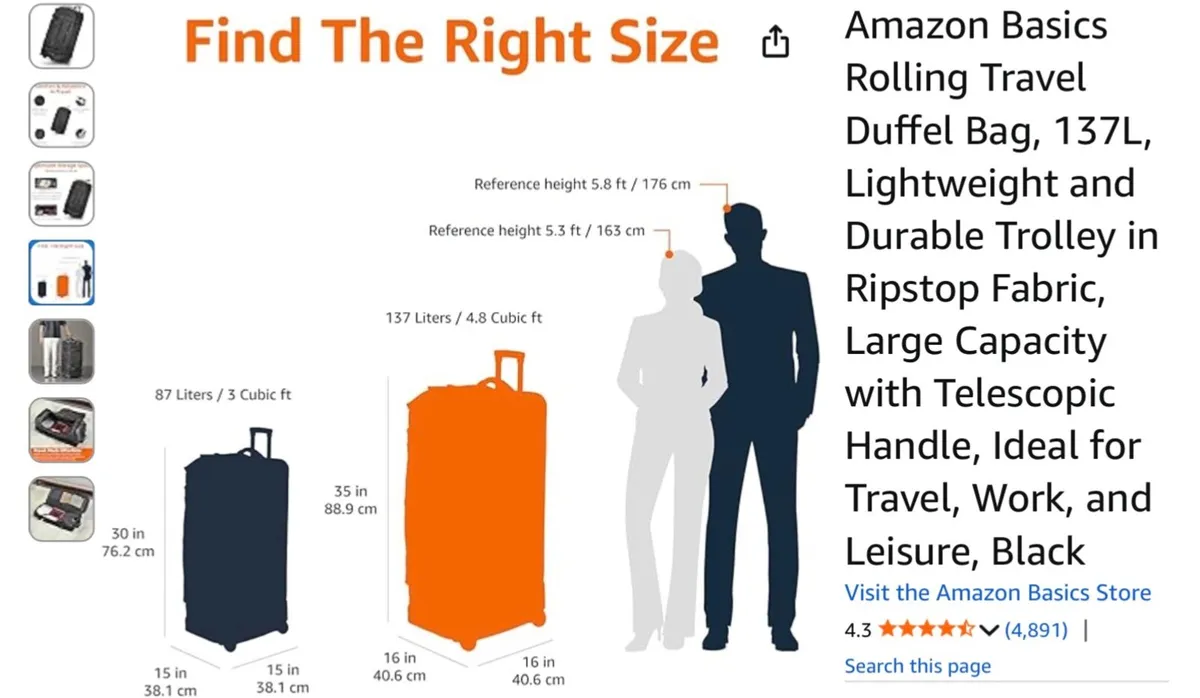 Set of Luggage ( sold as new) - Image 2