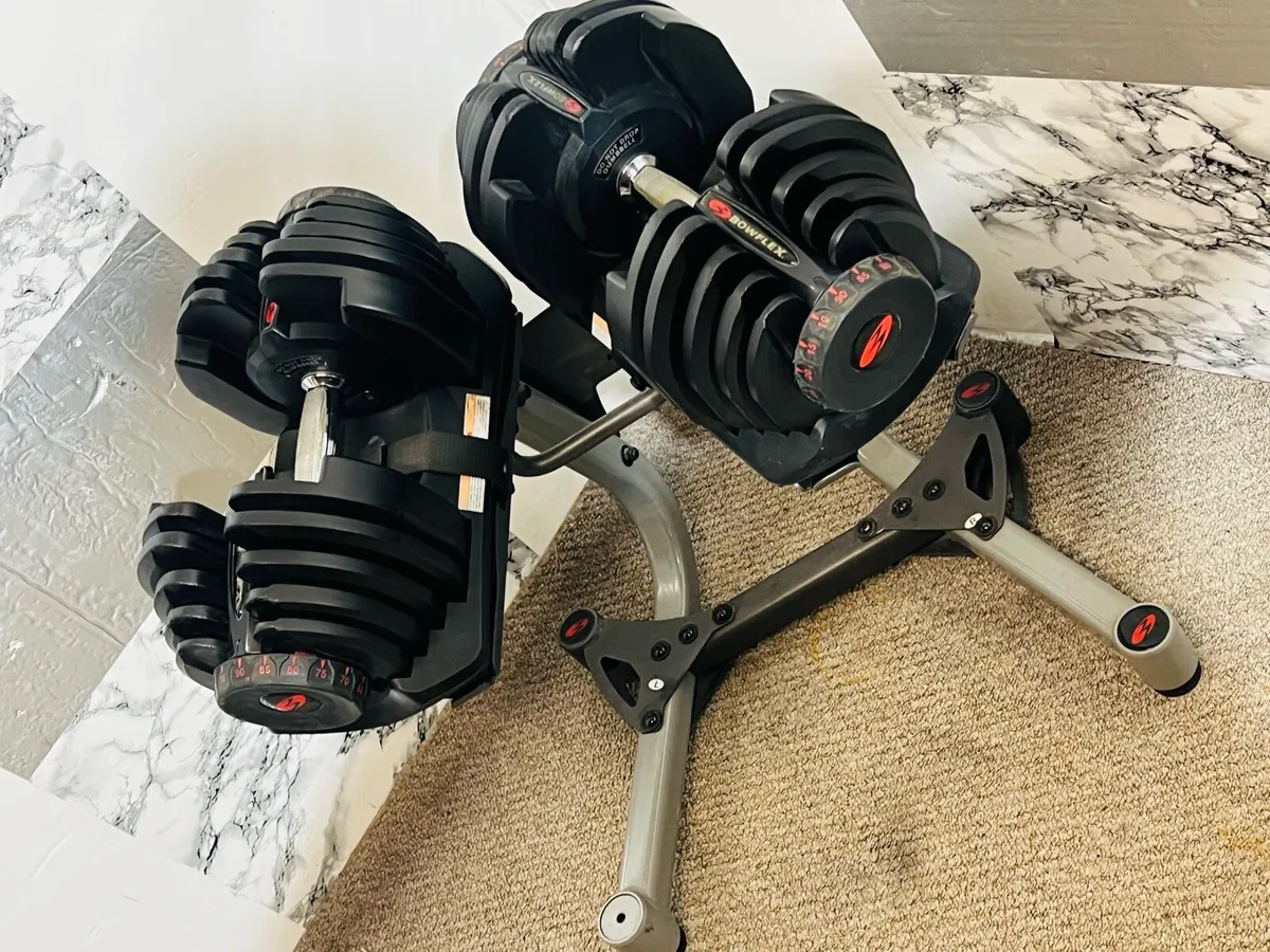 40 KG Bowflex SelectTech Adjustable Dumbbells - Image 4