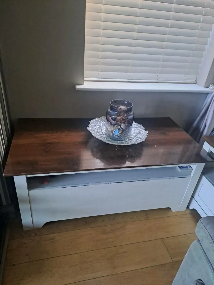 TV Unit, Coffee Table and 3 Side Tables - Image 2