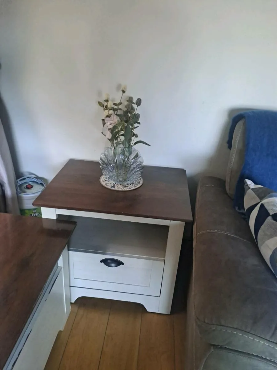 TV Unit, Coffee Table and 3 Side Tables - Image 3
