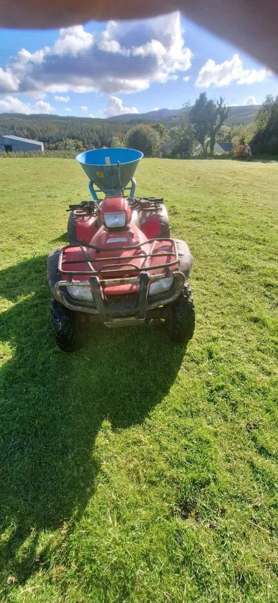 Honda 500 quad and gamberini sower - Image 2