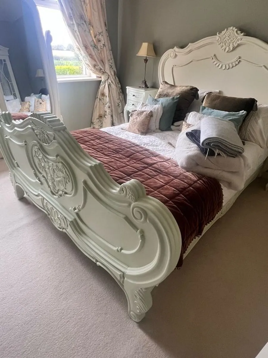 French Style Bedroom Furniture Complete Set - Image 1
