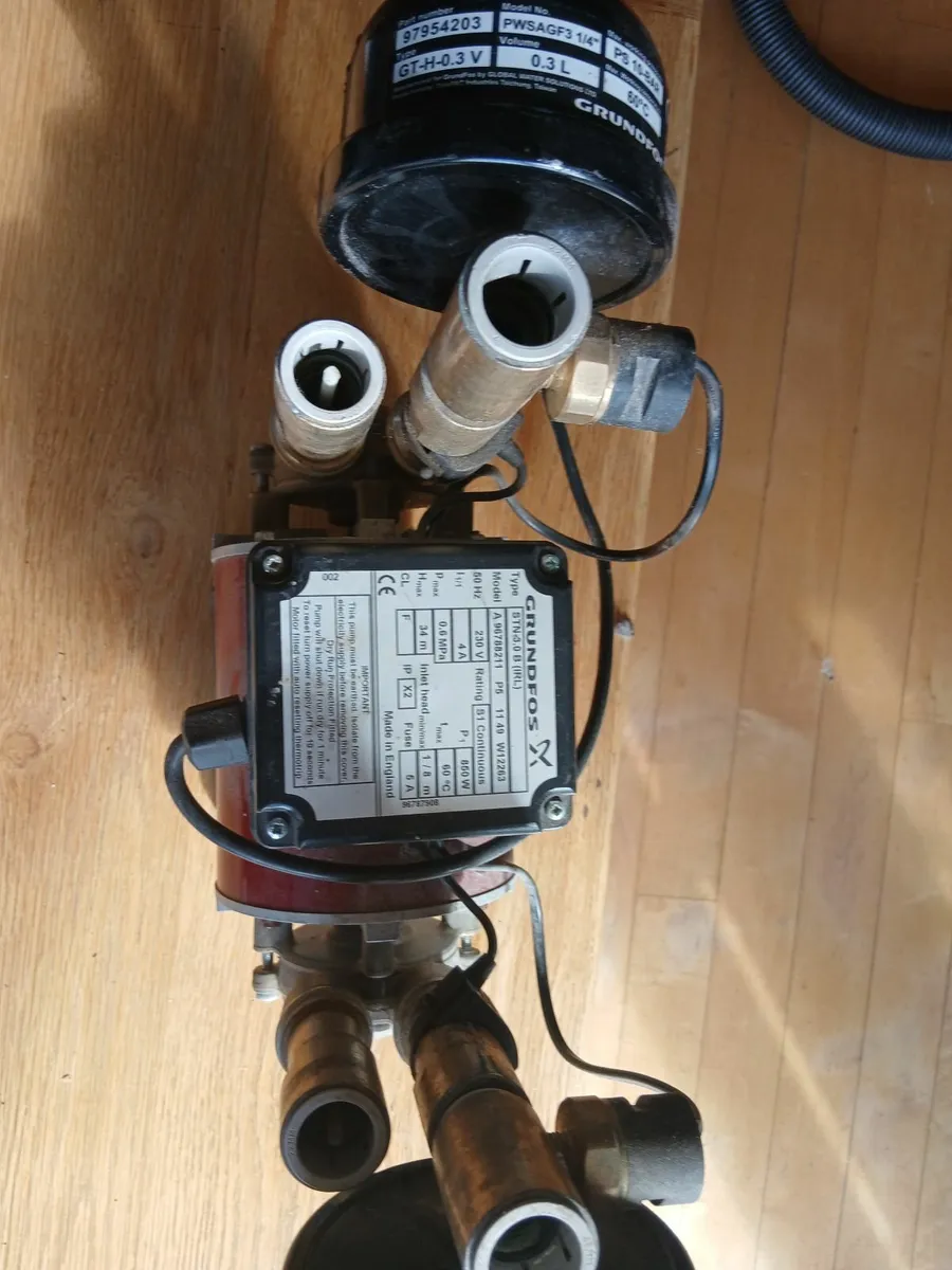 Negative head pump Grundfosp