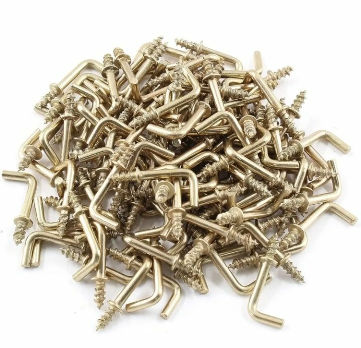 Small Brass L Hook's - Image 3