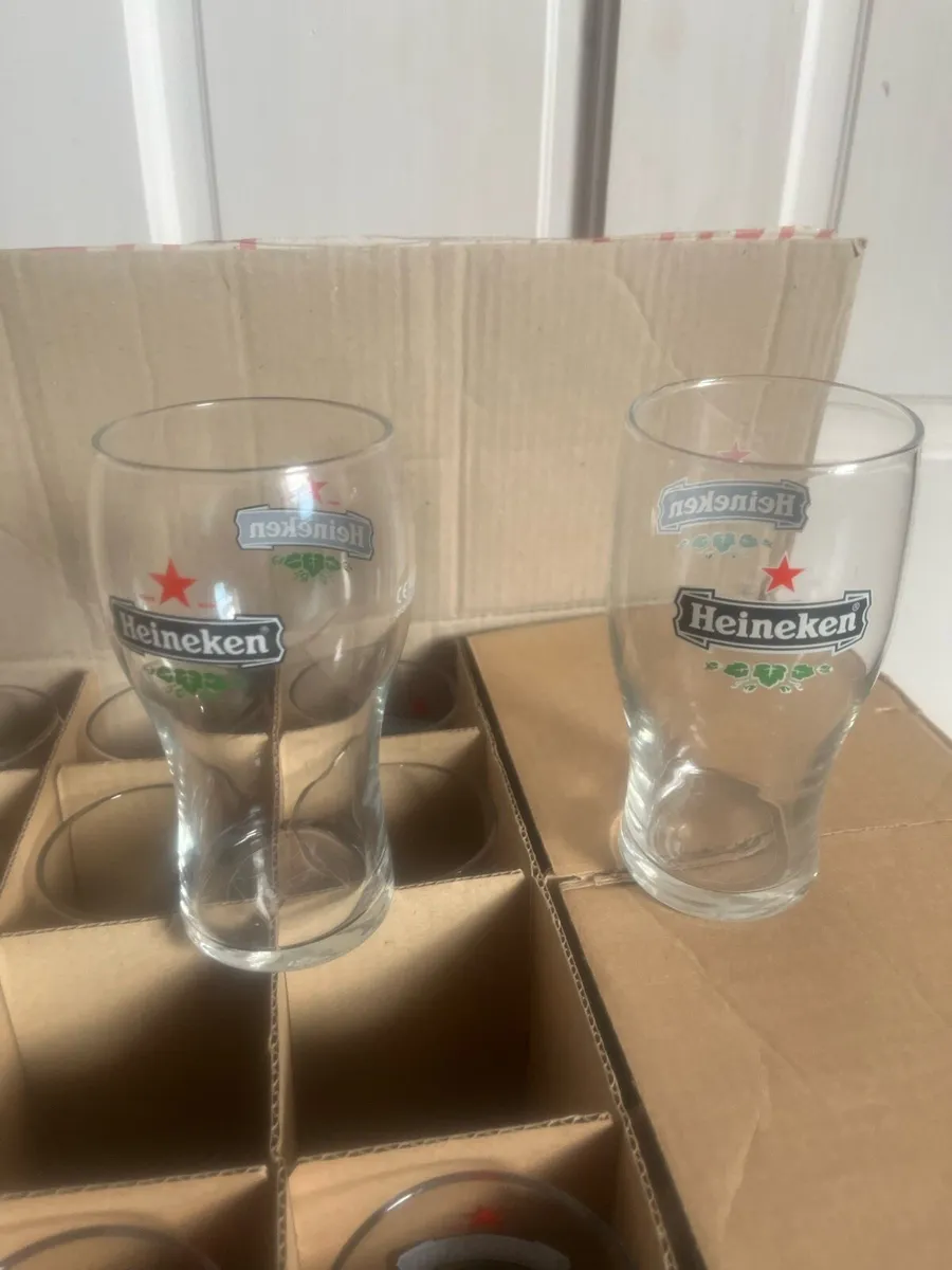 24 Heineken 2007 pint glass - Image 1