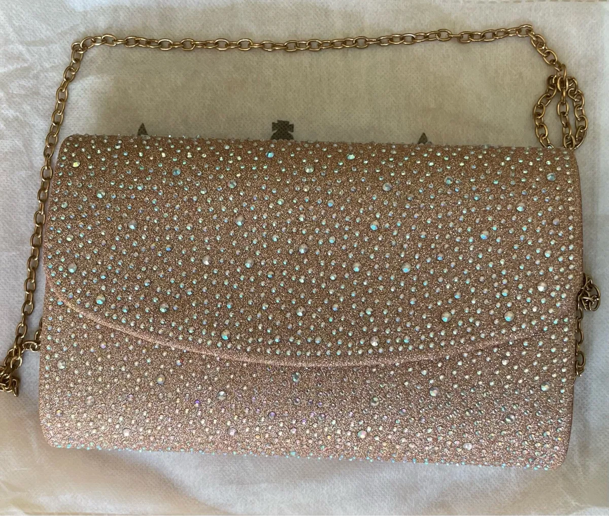 Rose Gold Clutch Bag - Image 3