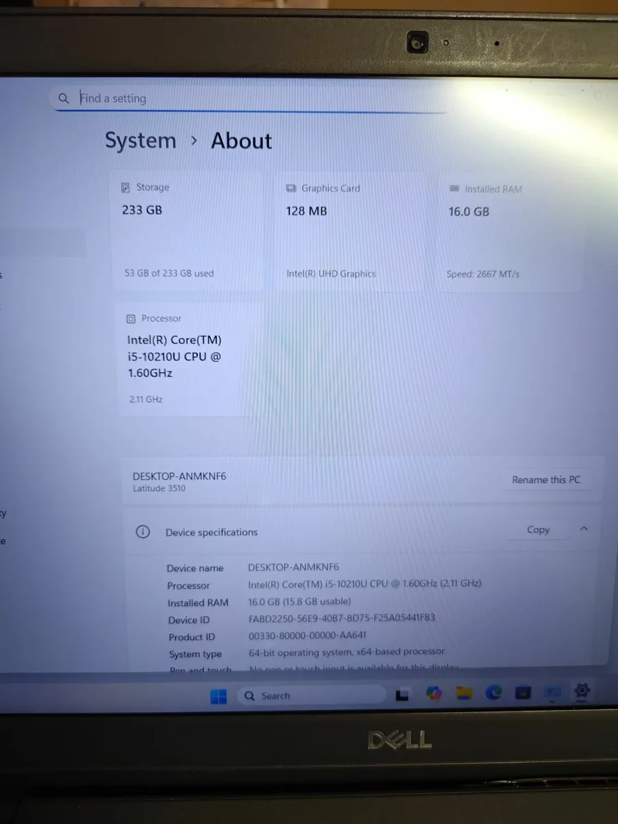 Dell Latitude 3510 - Image 3