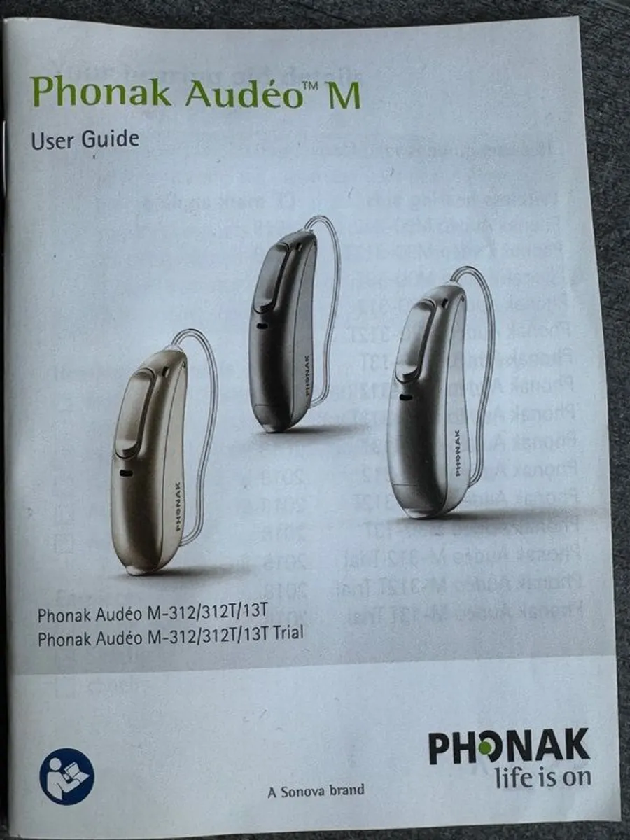 Phonak Audeo M hearing aids with all accessories. - Image 3