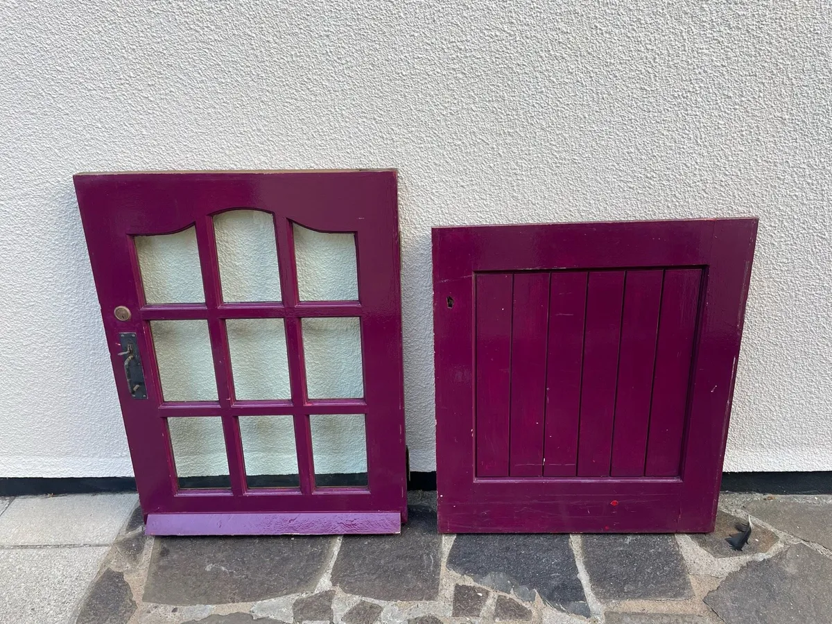 Farm house Teak  Half Door - Image 1