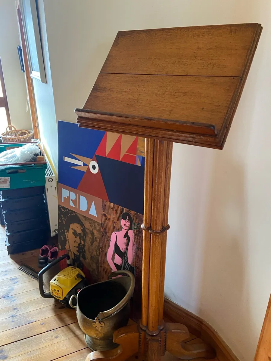 Antique Oak Lectern