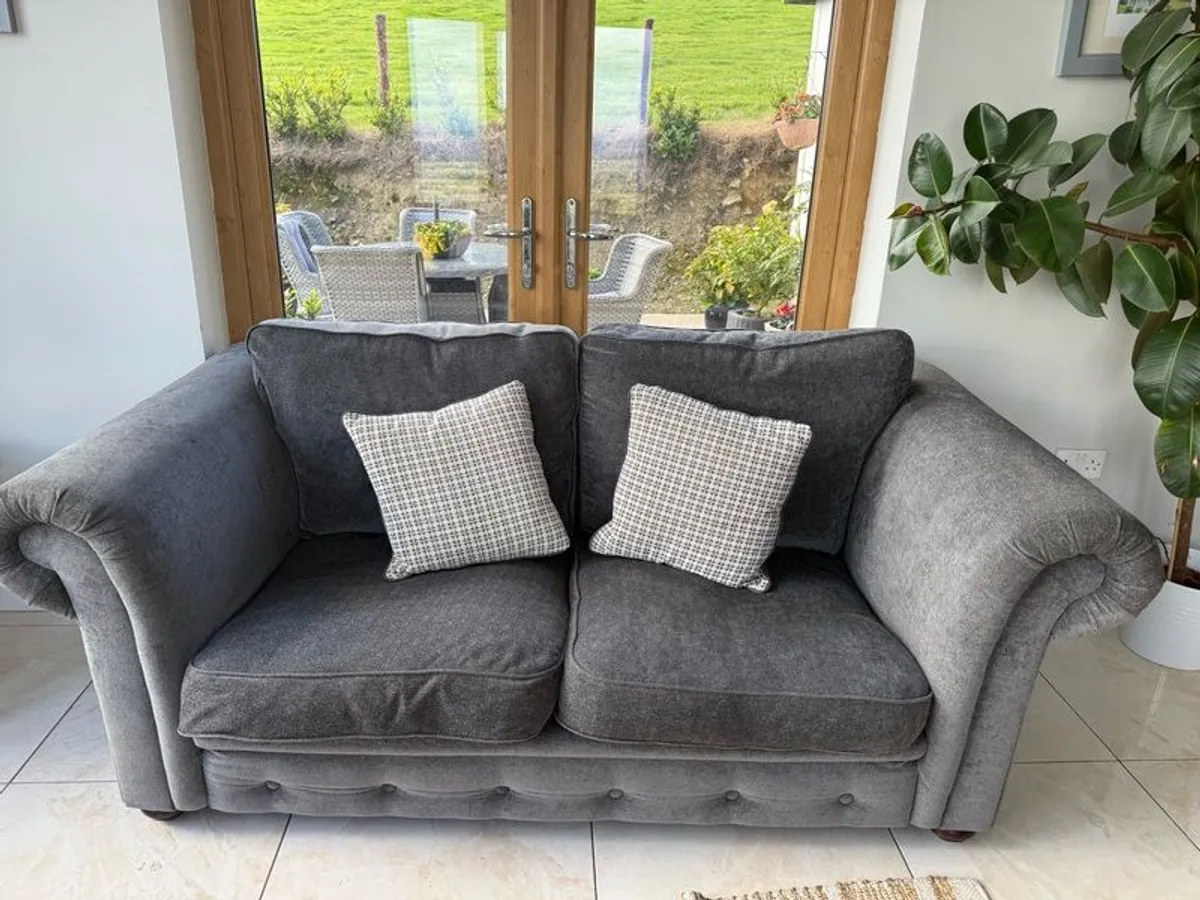 Grey 3+2 Seater Sofa Set for Sale - Image 1
