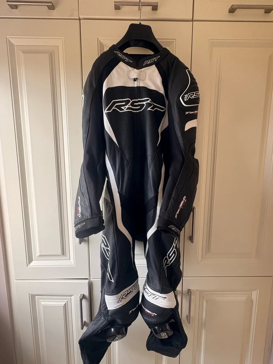 RST TracTec EVO II 1-piece Leather Suit - Like New - Image 1