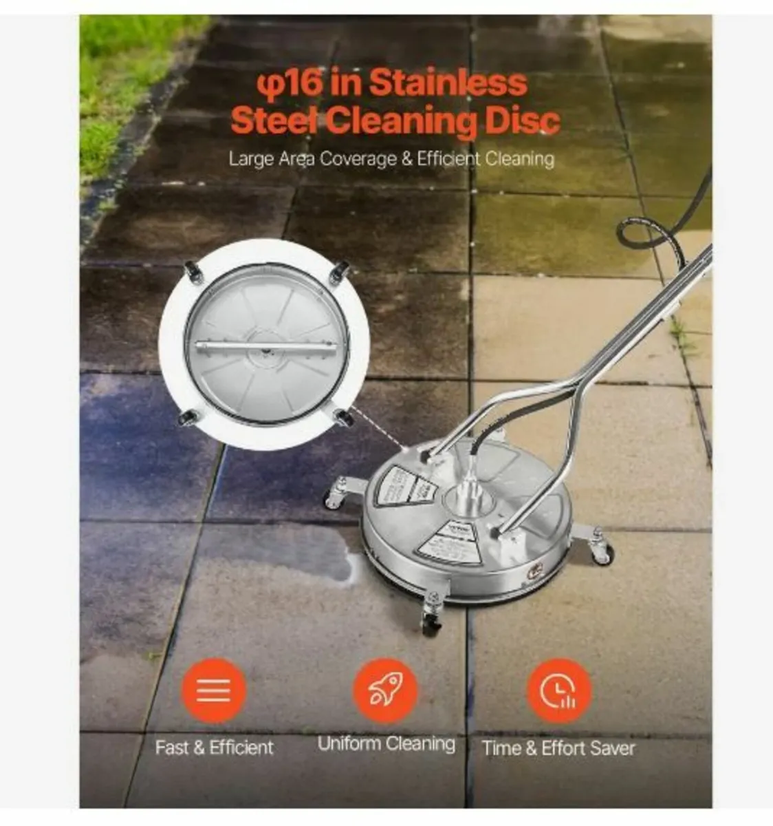 18" Pressure Washer Surface Cleaner - Image 2