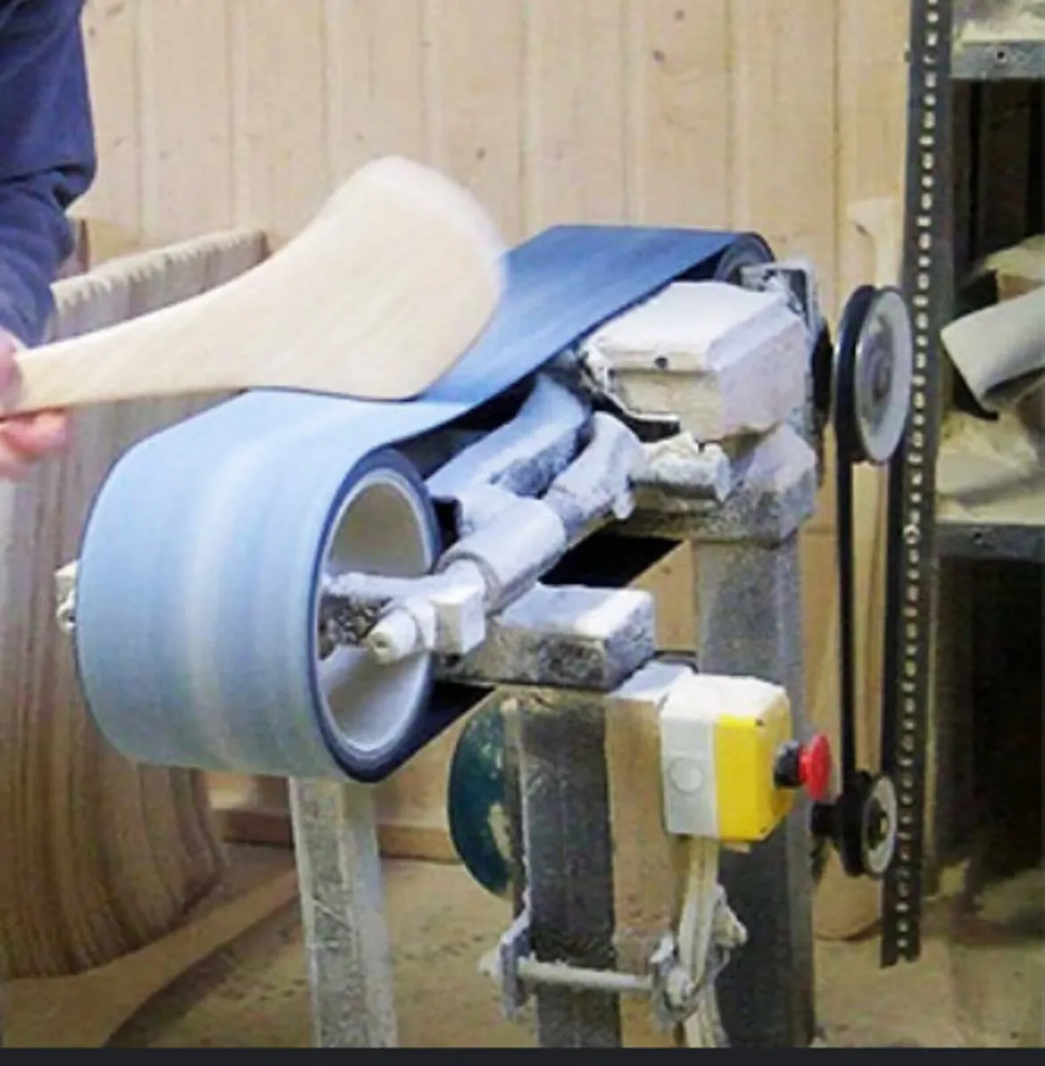 Looking for belt sander for Hurley making.