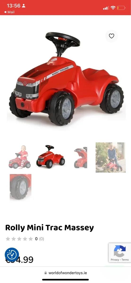 Massey Ferguson toddler tractor - Image 1