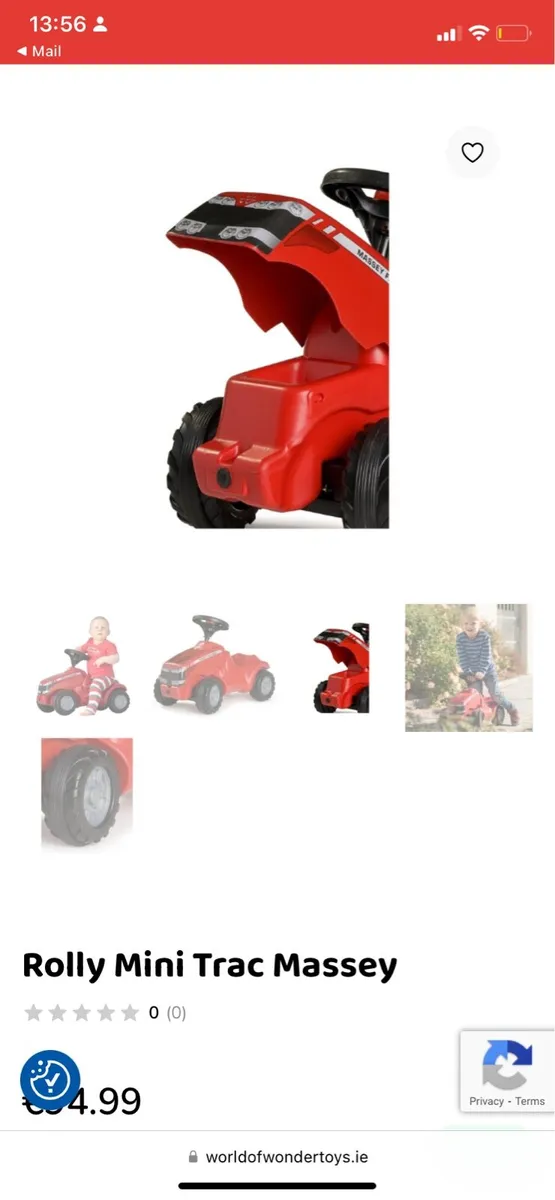 Massey Ferguson toddler tractor - Image 2
