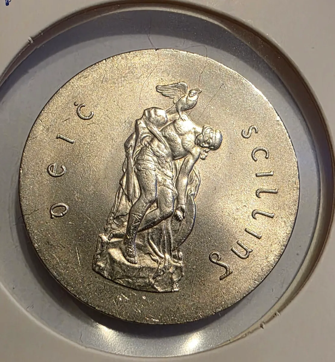 1966 irish silver 10 shilling - Image 2