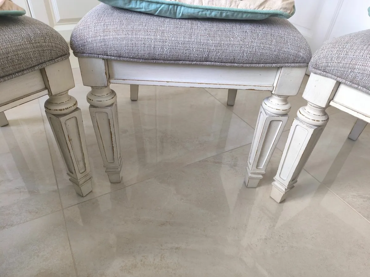 Shabby Chic Dining Kitchen Chairs 6 - Image 2