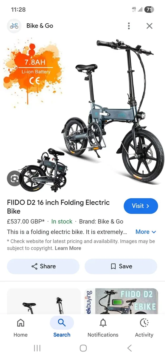 Fido electric bike d2 - Image 4