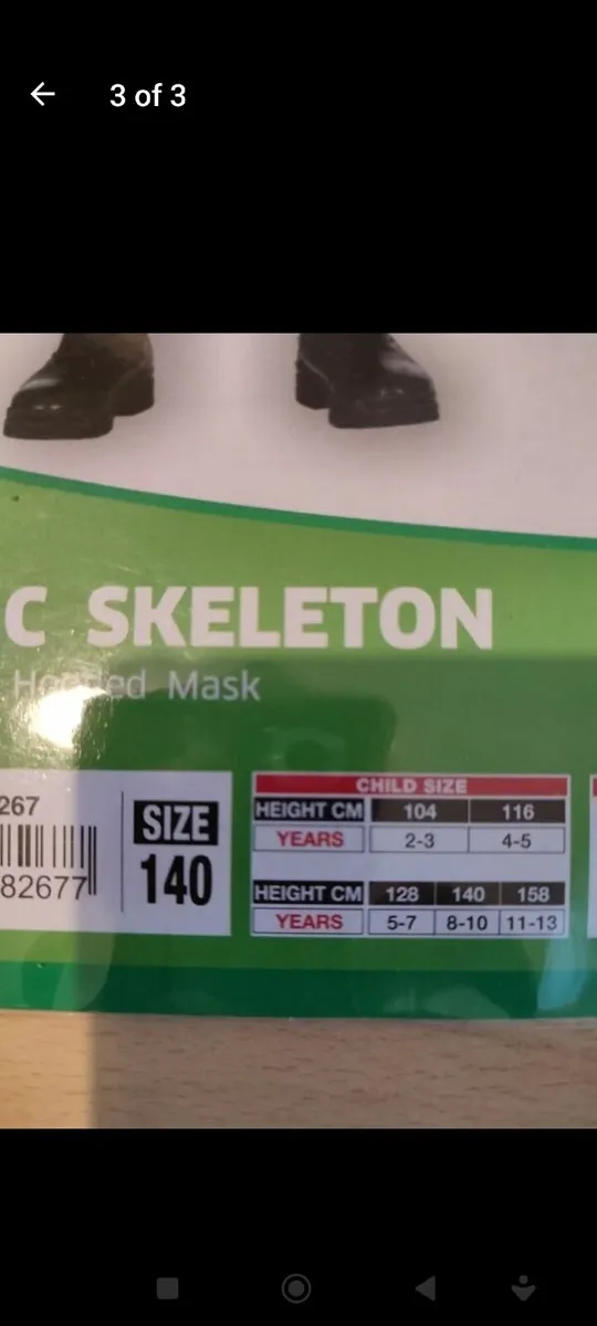Toxic skeleton costume - Image 1