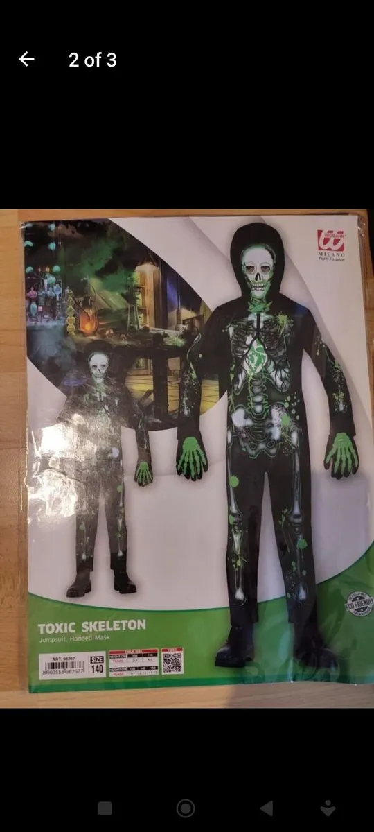 Toxic skeleton costume - Image 2