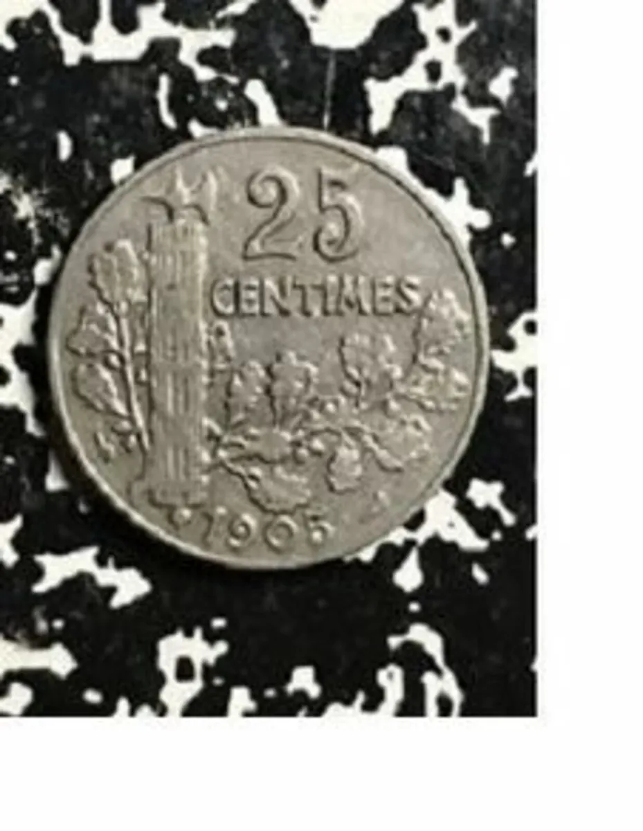 Rare old Collectable coin- France 25 Centimes 1905