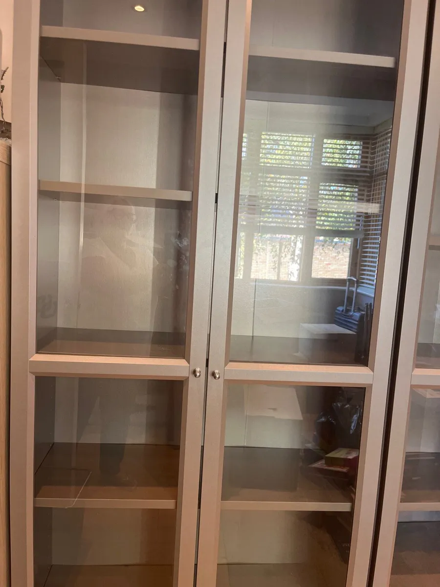 Ikea billy with glass bronze units - Image 1