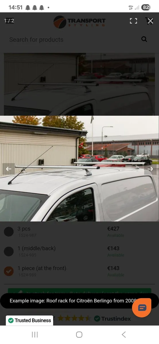 Citroen berlingo roof rack