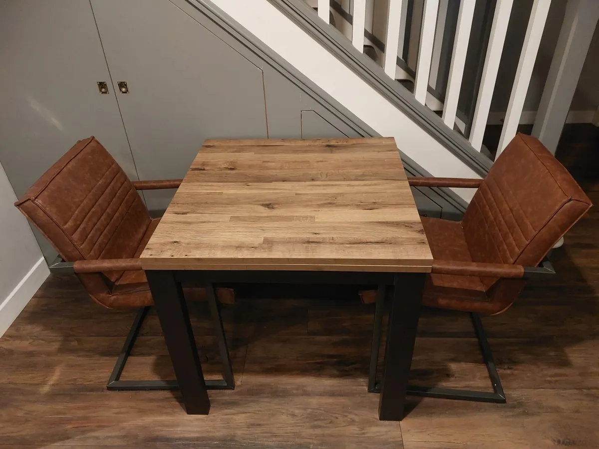 Extendable Dining Table and Chairs - Image 2