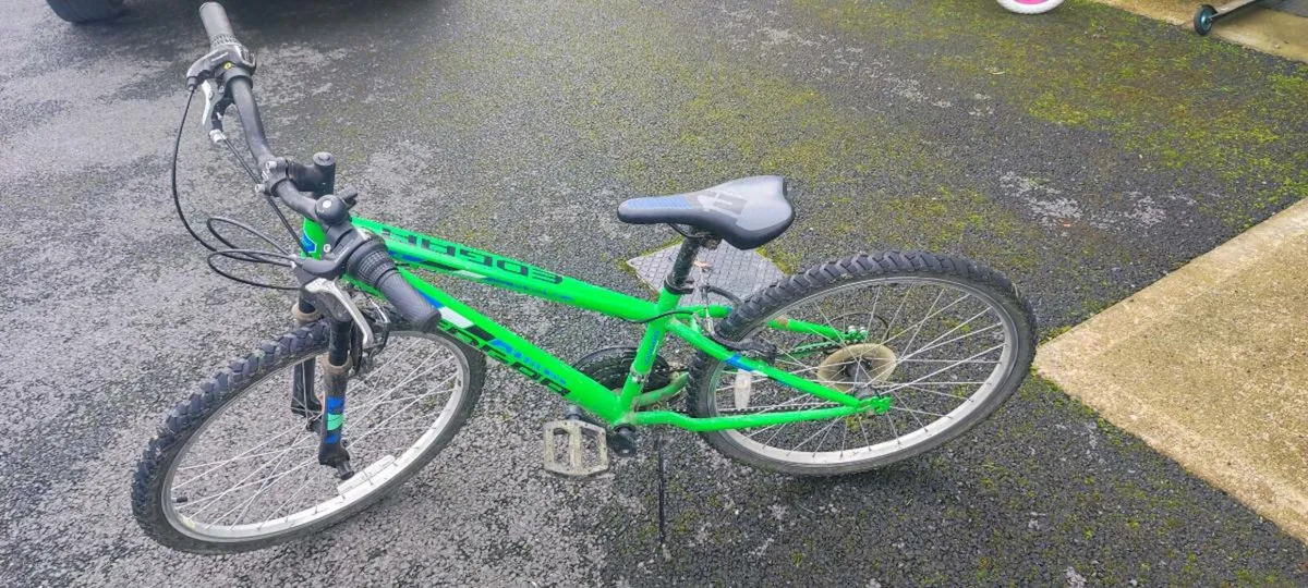 24" green mountain bike - Image 1