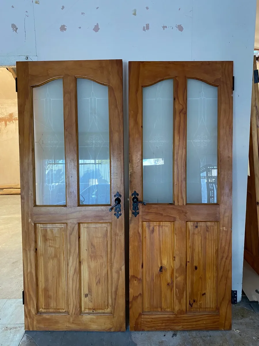 2 Sets of interior double doors - Image 2