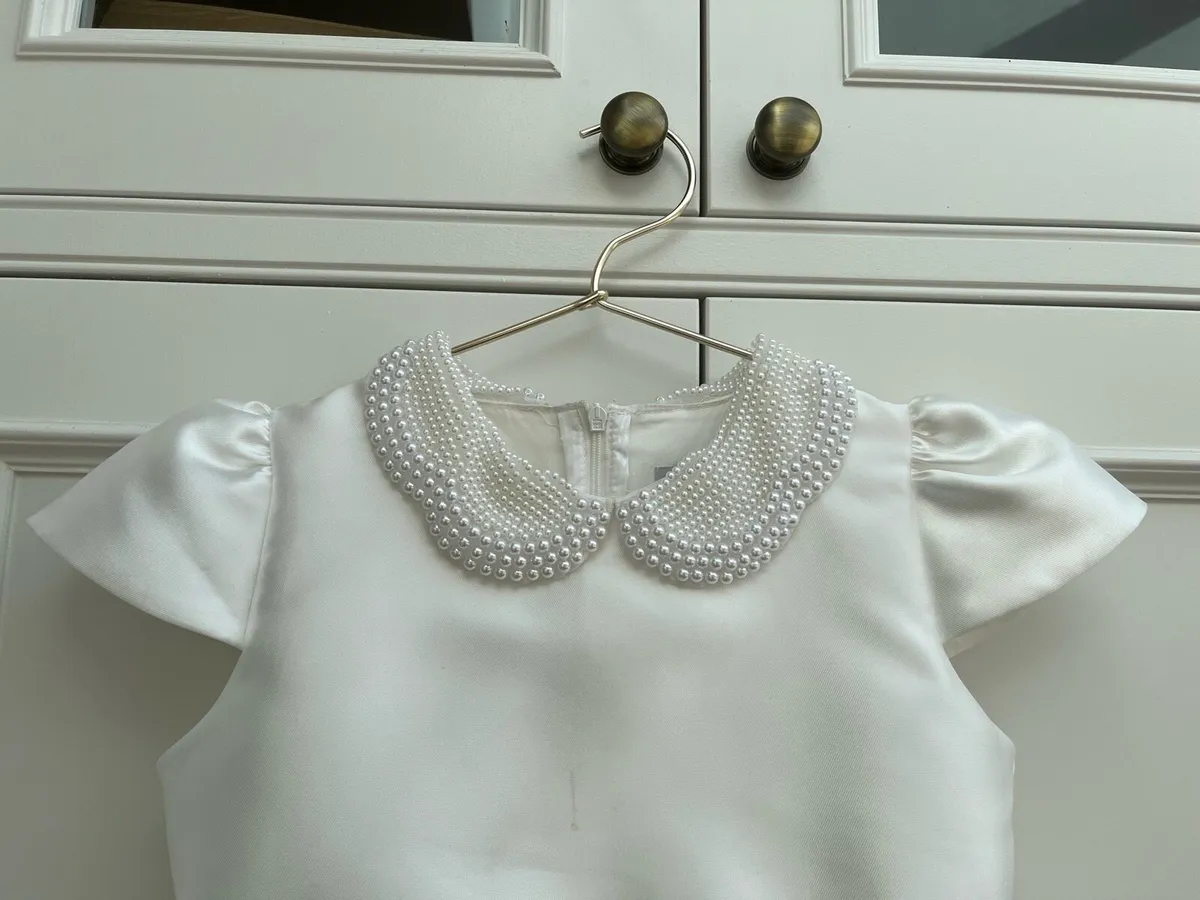 Communion Dress Darcy Bow - Image 1