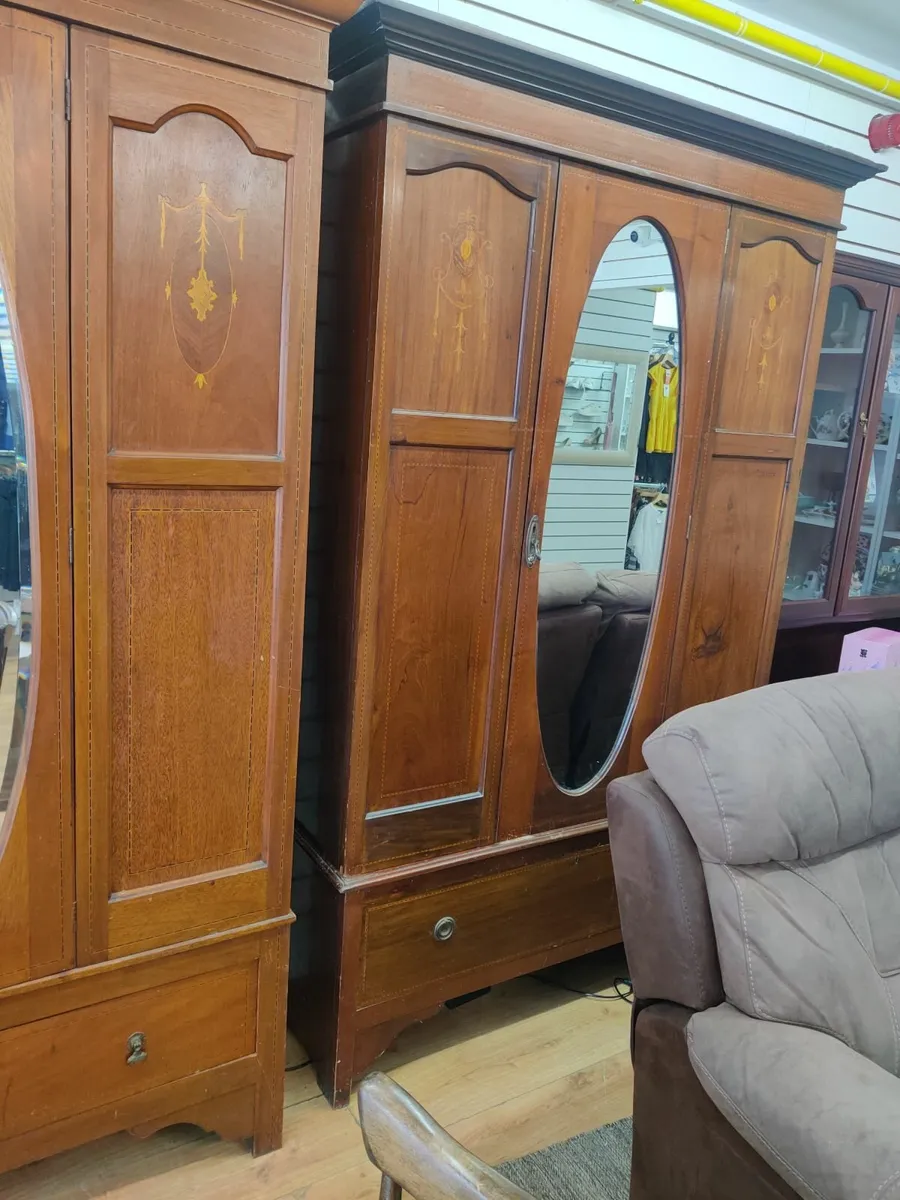 Antique Edwardian Wardrobes - Image 3