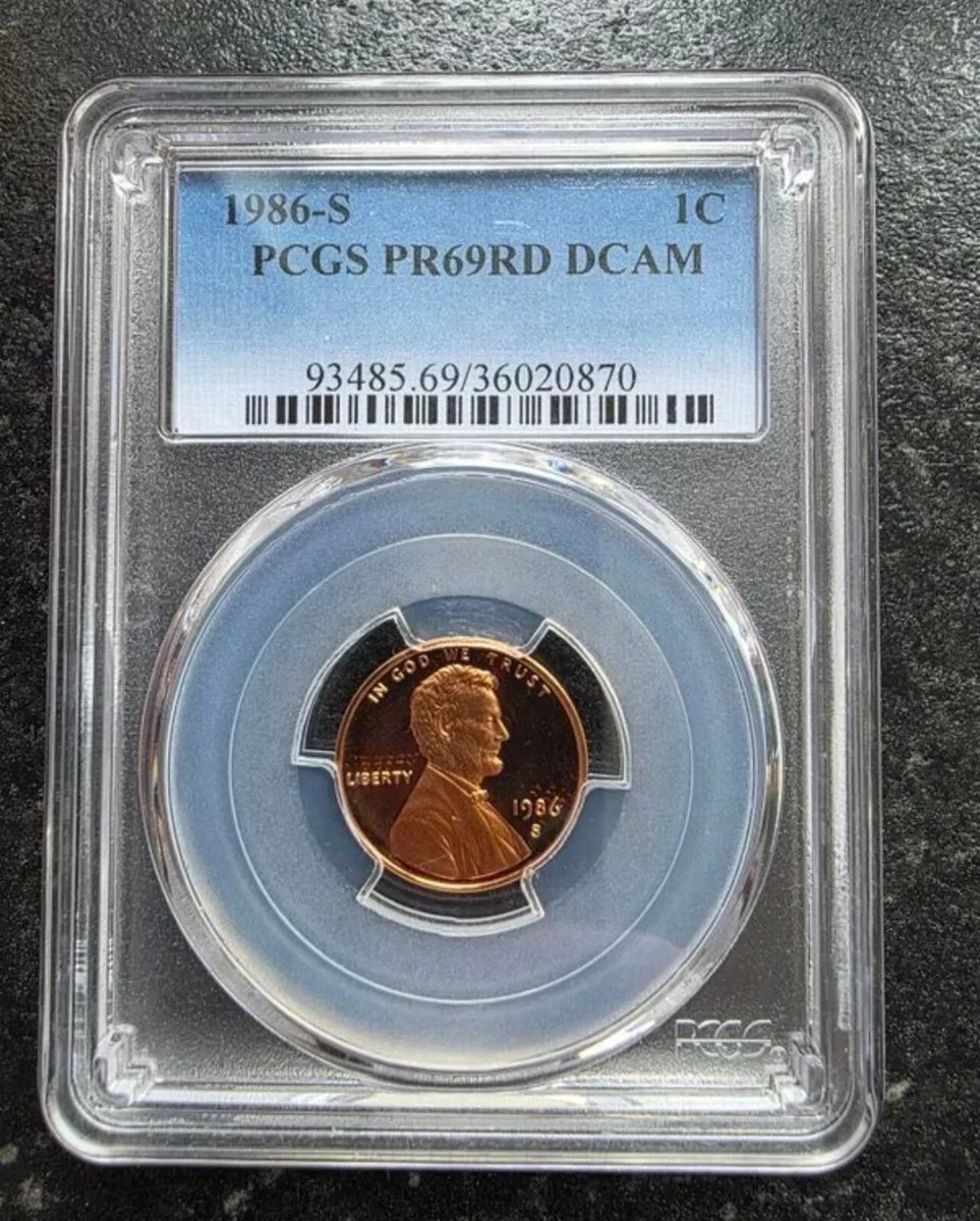 1986s usa one cent proof - Image 1