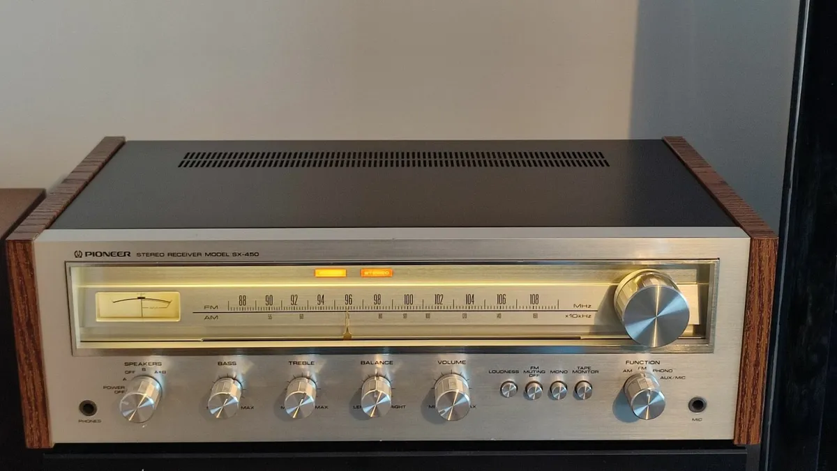 Vintage Pioneer SX-450 Receiver. Cleaned. VGC - Image 1