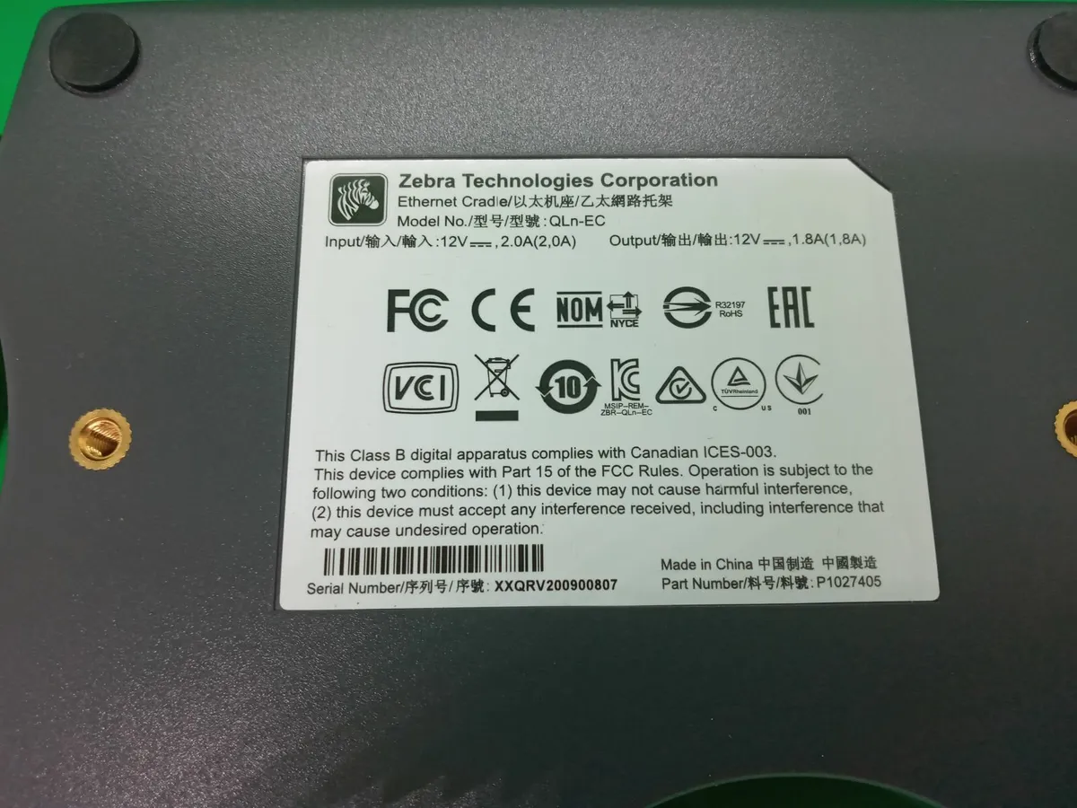 Delivery - 2 x New Zebra Single Ethernet Cradle - Image 3