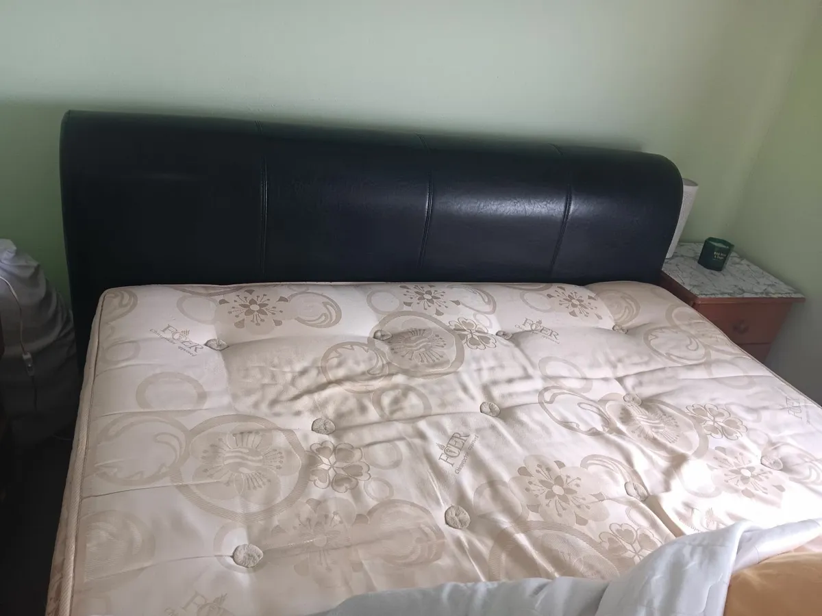 Bed and mattress