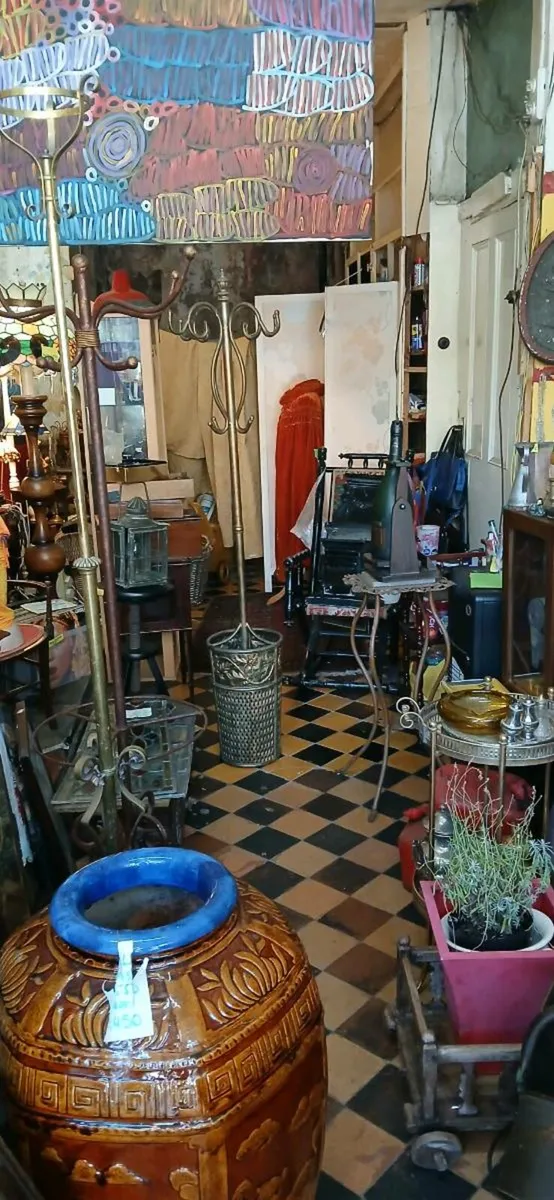 Brass coat and umbrella stand - Image 4