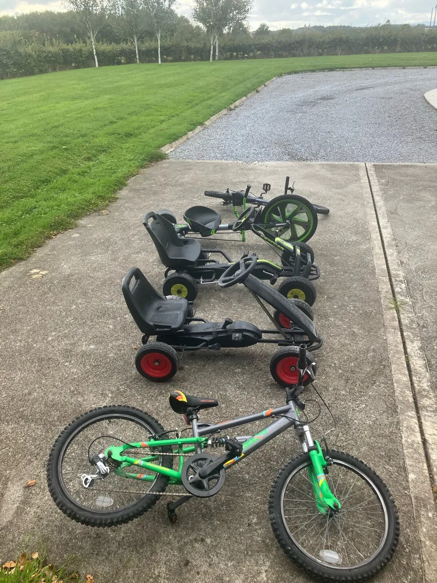 Kids Go-Karts and Bikes - Free - Image 1