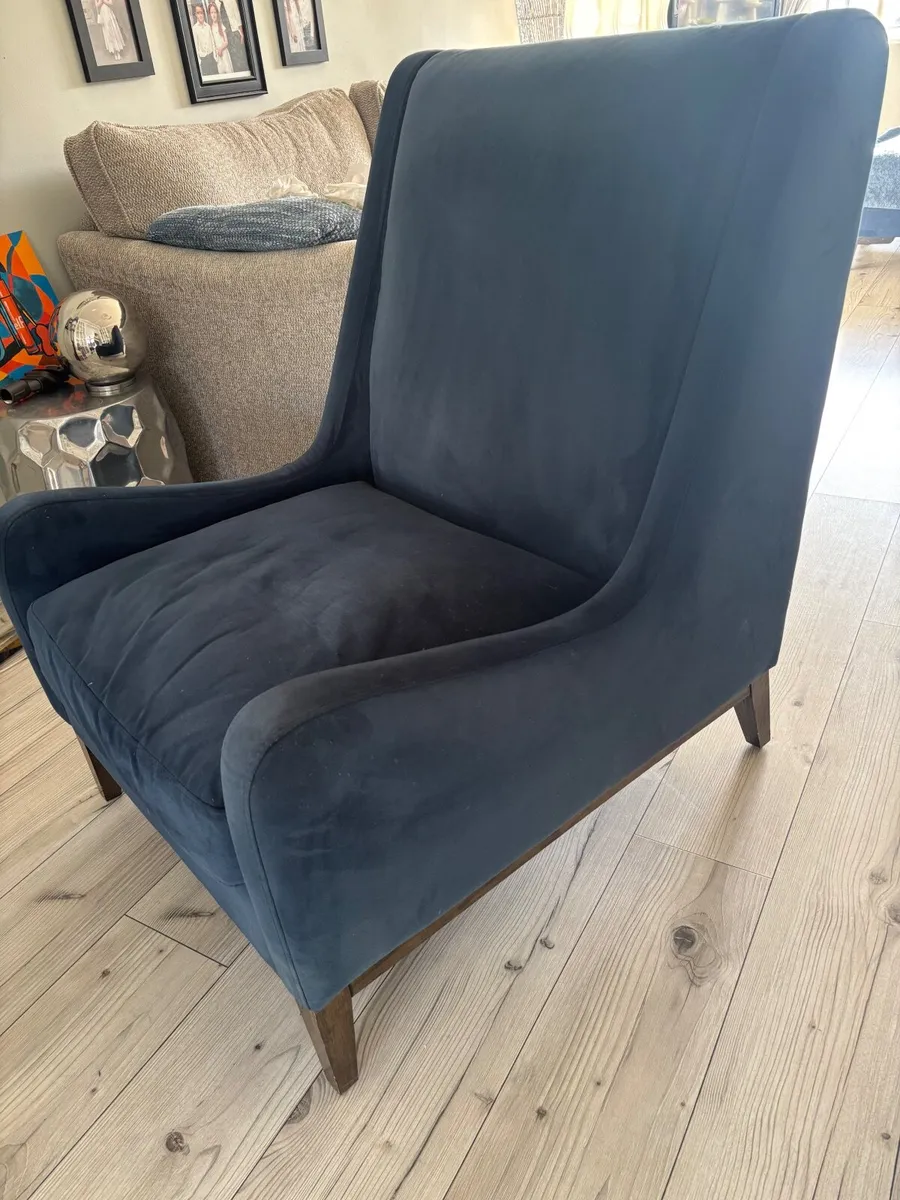 Navy Occasion Armchair - Image 2