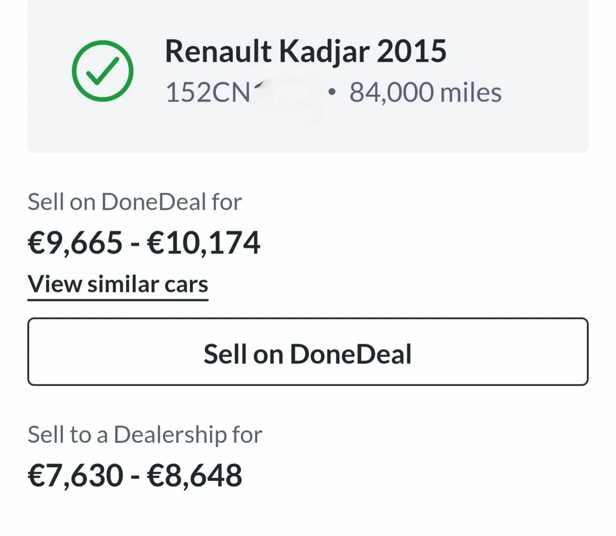 Renault Kadjar 2015 -> 6-8 seater swap only - Image 1