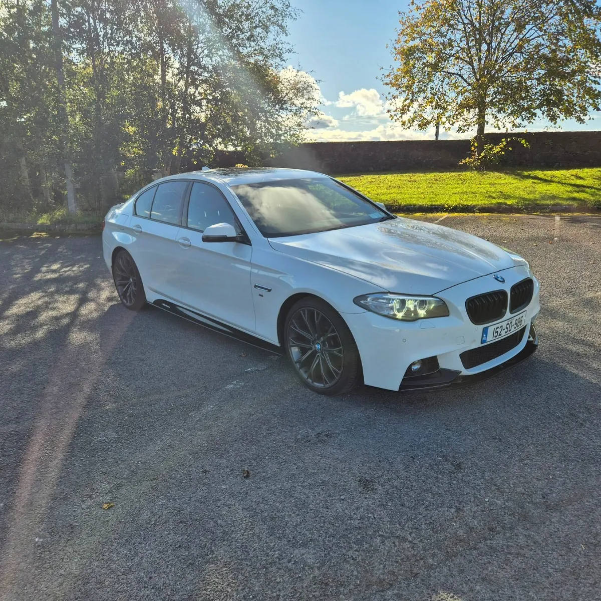 2015 BMW 520D M-Sport Auto – Alpine White | Black - Image 3
