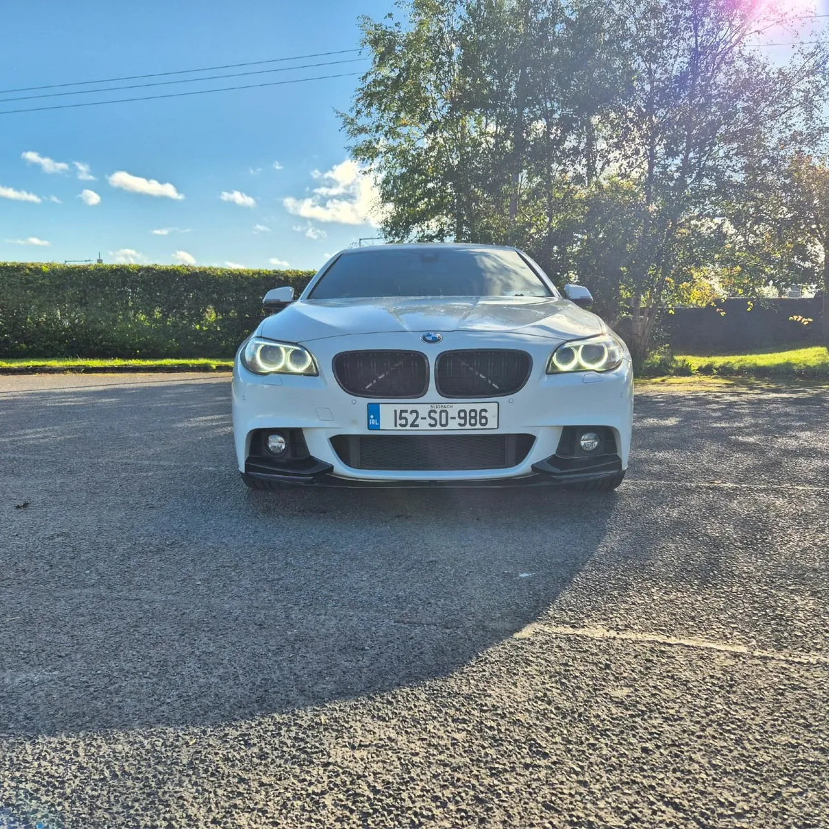 2015 BMW 520D M-Sport Auto – Alpine White | Black - Image 4
