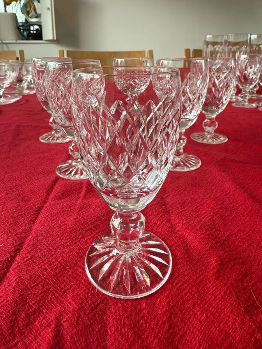 Set of 6 Galway Irish Crystal Liqueur / Cordial Glasses - Image 1