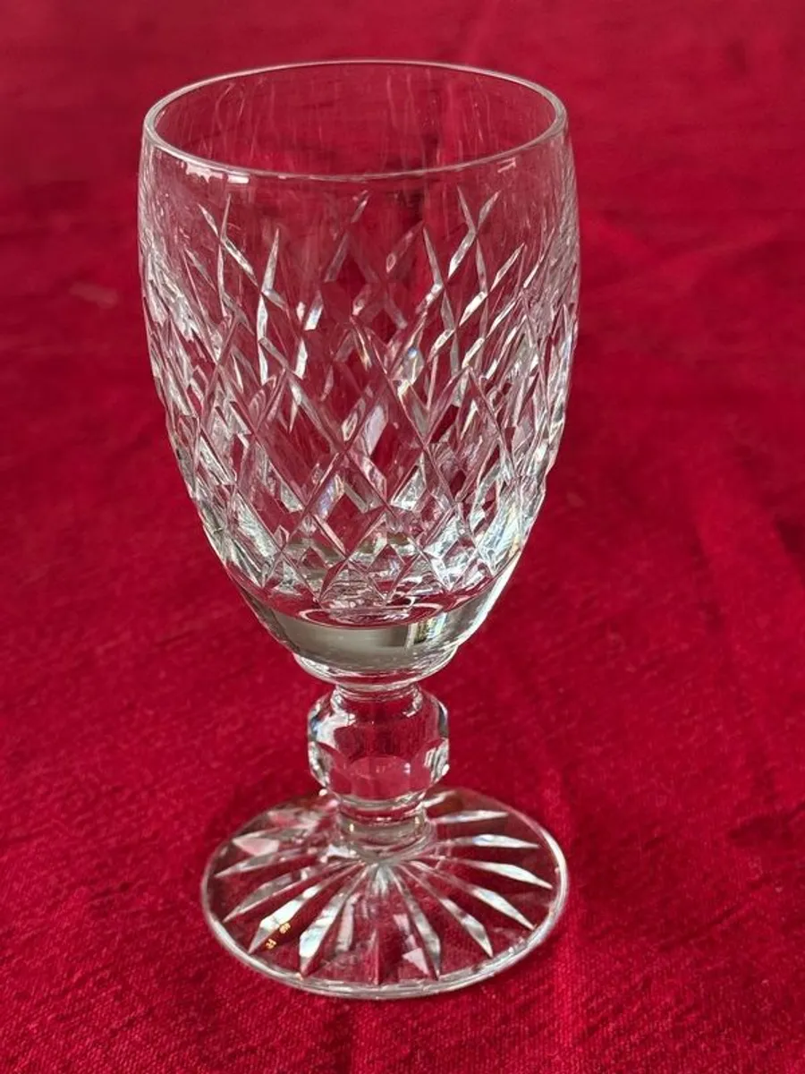 Set of 6 Galway Irish Crystal Liqueur / Cordial Glasses - Image 2