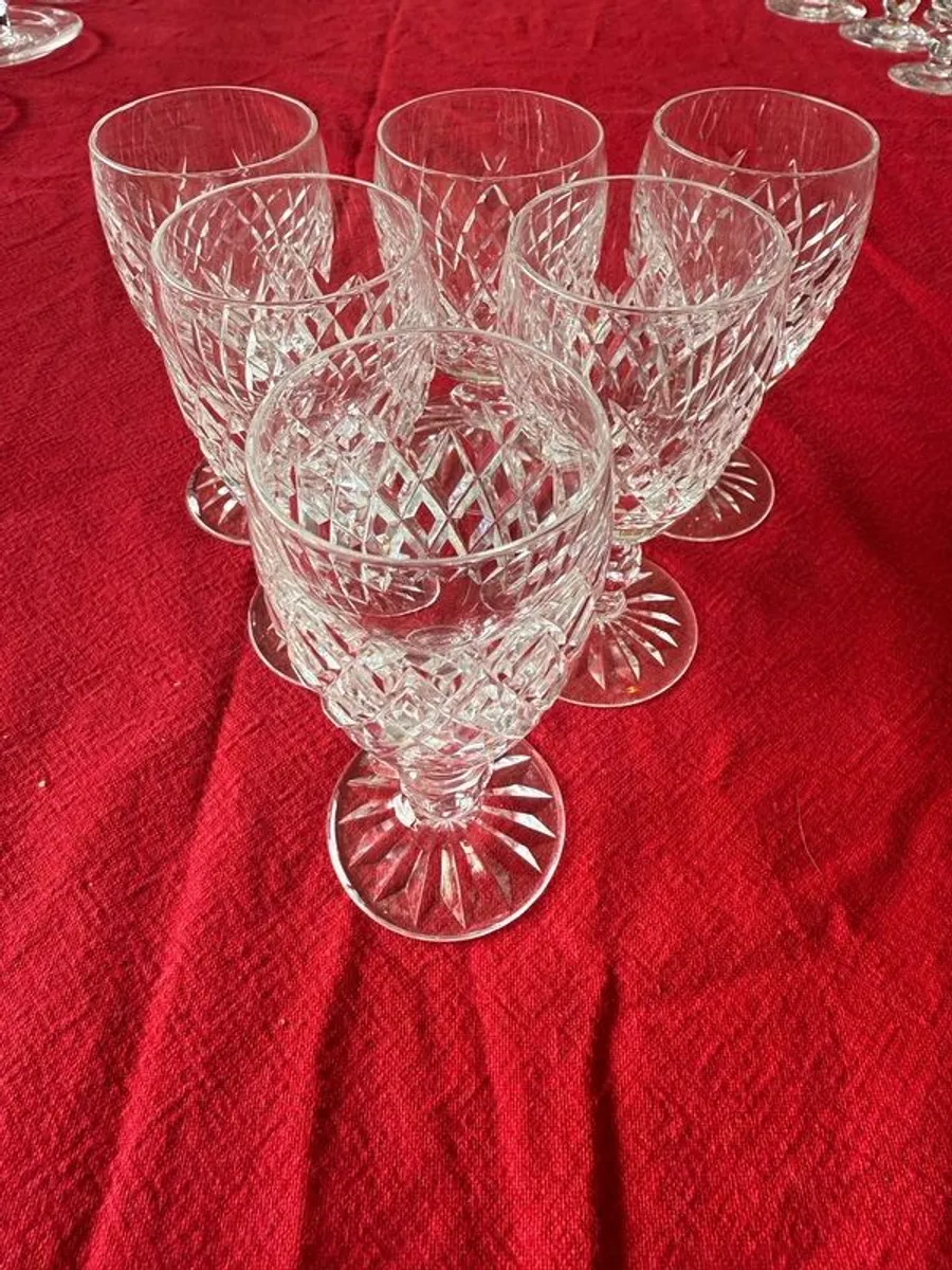 Set of 6 Galway Irish Crystal Liqueur / Cordial Glasses - Image 3